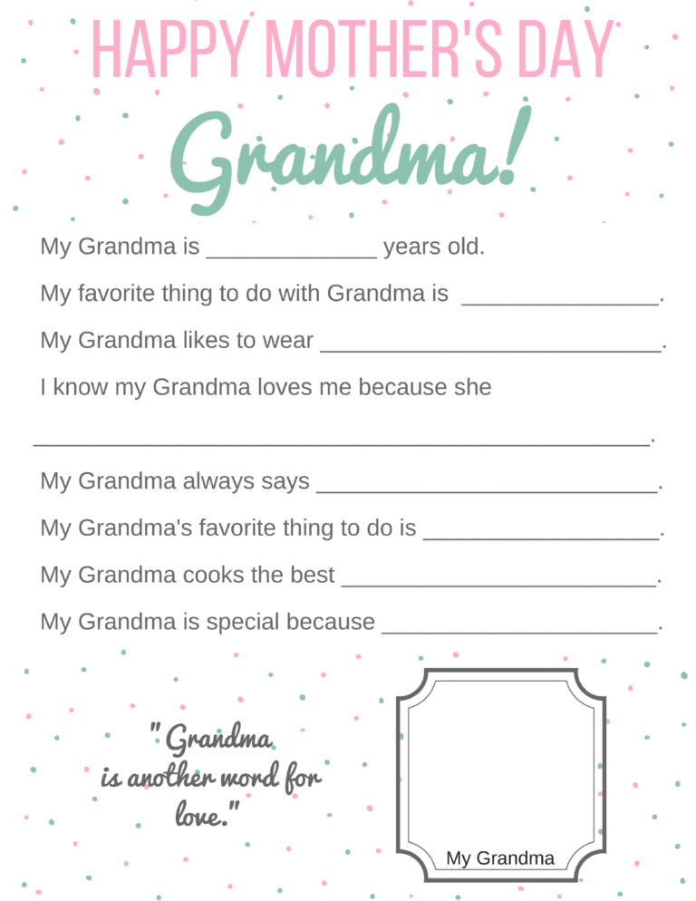 Printable Mother s Day Card For Grandma From Grandkids Real Mom Recs