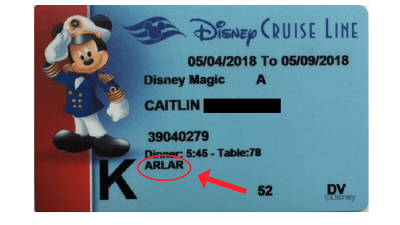 Disney cruise line Key To the World card