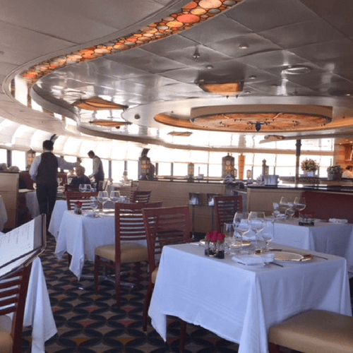 Palo restaurant on Disney Cruise line