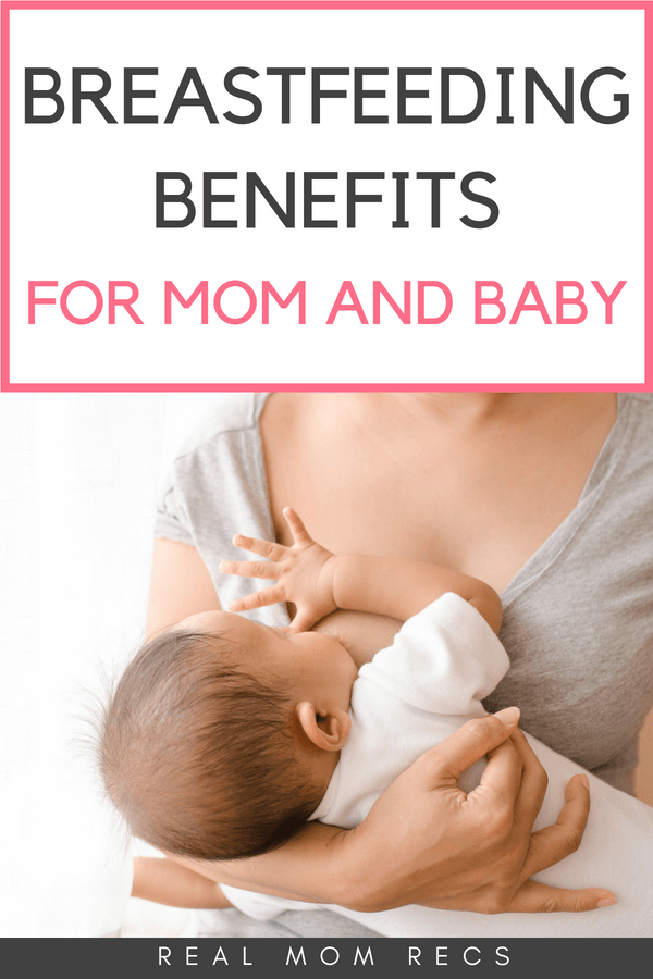 Breastfeeding benefits for mom and baby