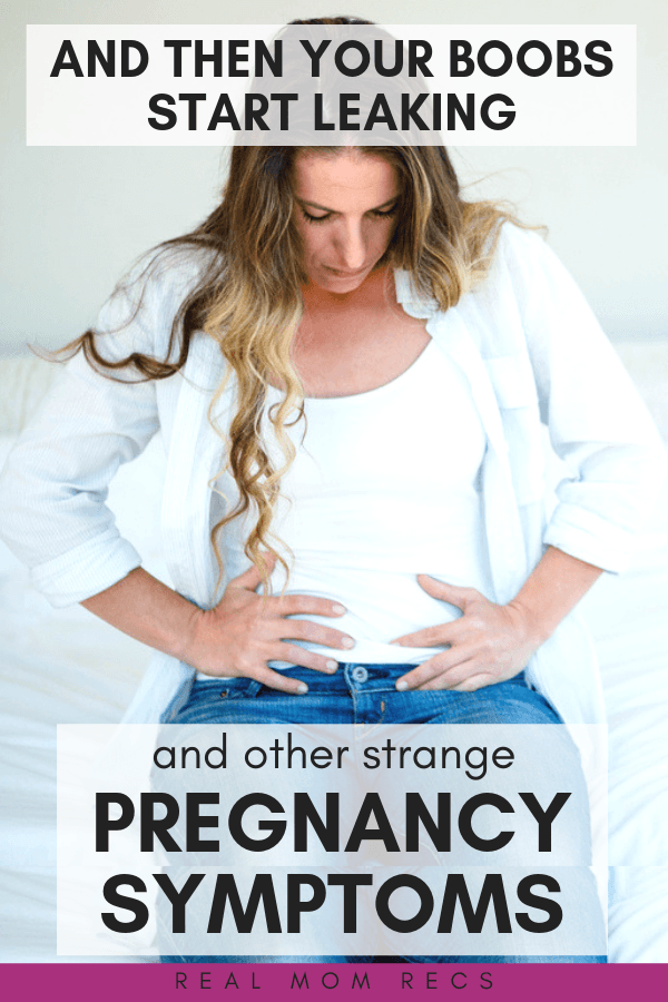 Strange pregnancy symptoms