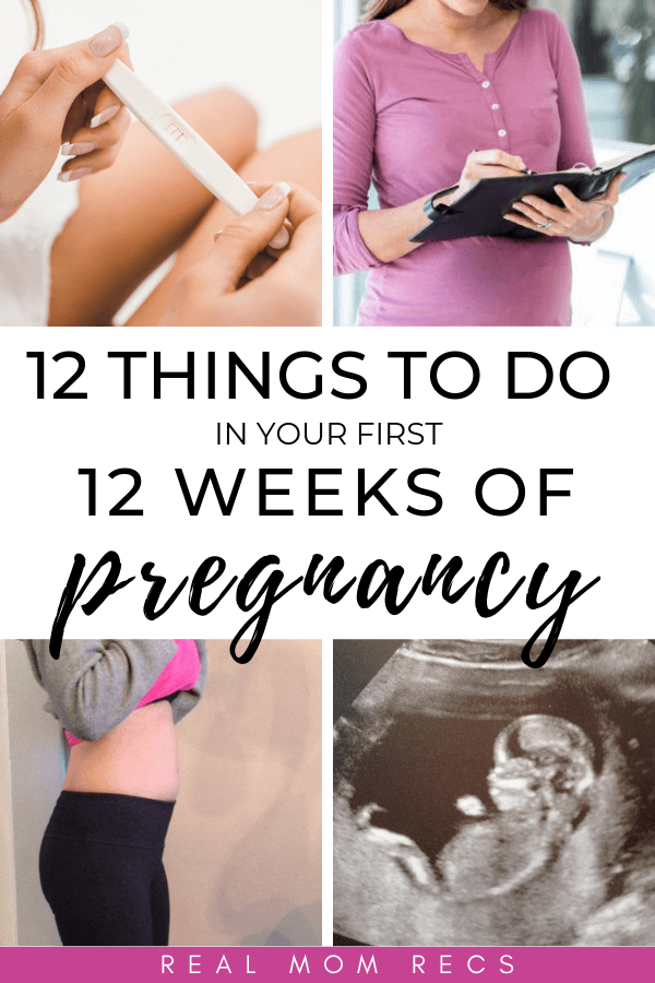 12 Things to do In Your First 12 Weeks of Pregnancy
