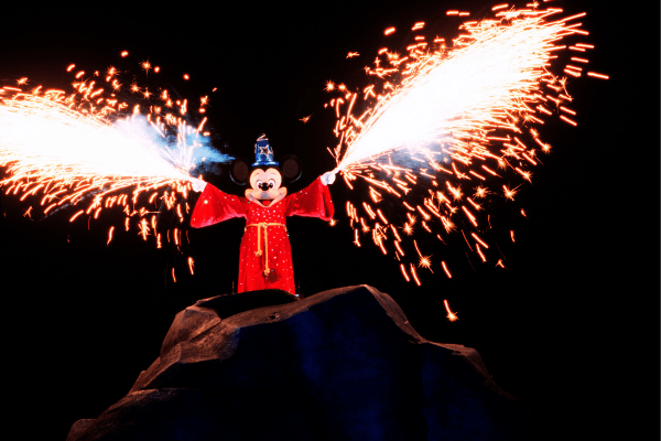 Fantasmic nighttime spectacular