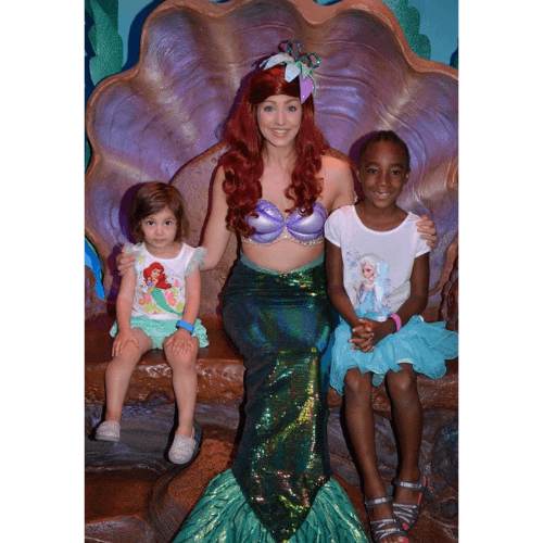 meeting Ariel in her grotto