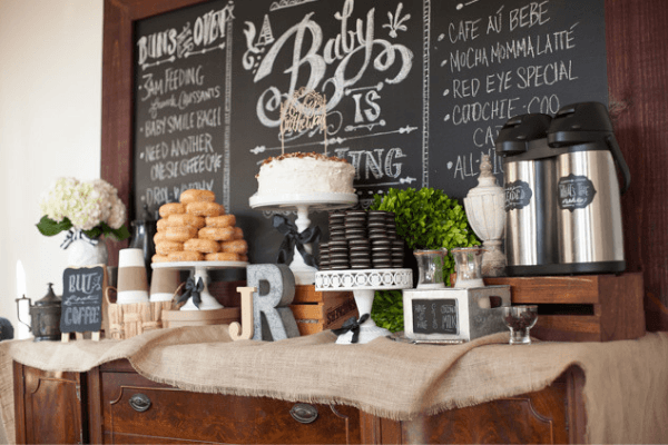 coffee theme baby shower